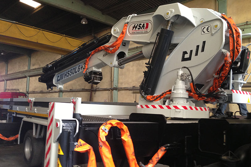 HS 50 (16 TONNE) Hydraulic Folding Boom Crane