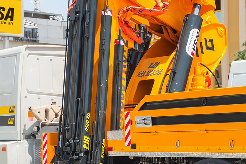 TREX-HS 75-80 (25-27 TON's) Truck mounting Hydraulic Folding Boom Crane